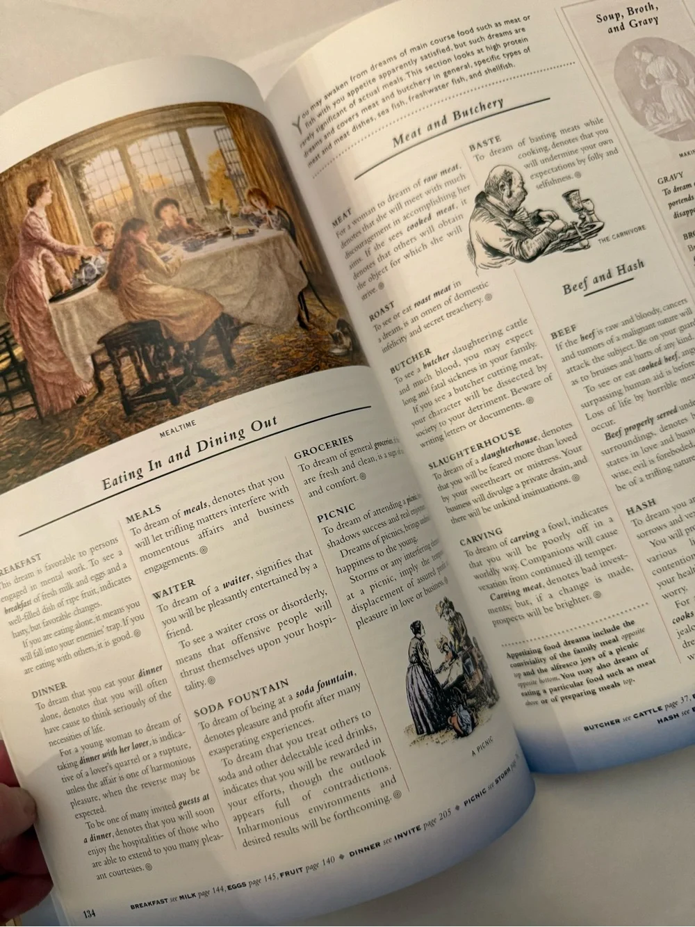 10,000 Dreams Interpreted — Navy Book with Gold Text